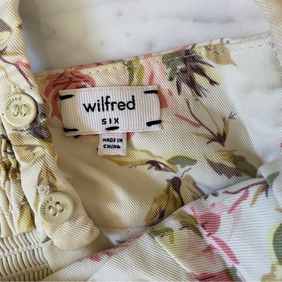 Aritzia WILFRED Mini Floral Dress with side pockets - Picture 5 of 7